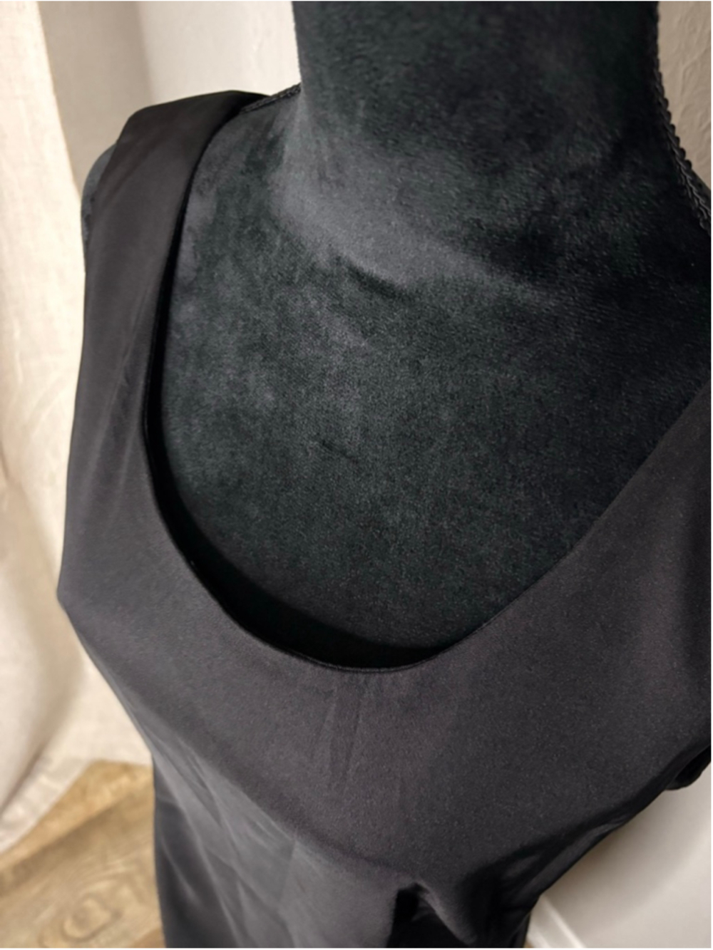 Connected Apparel Black Sleeveless Dress Size 12 - Picture 2 of 5
